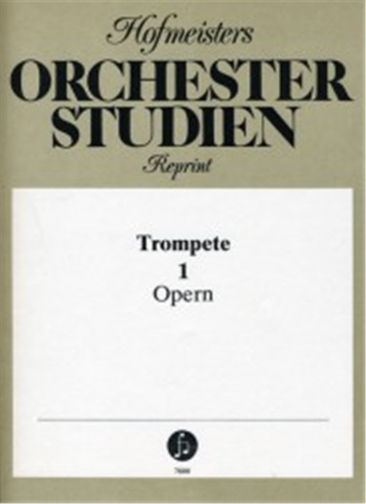 Orchesterstudien Trompete, Heft 1: Opern